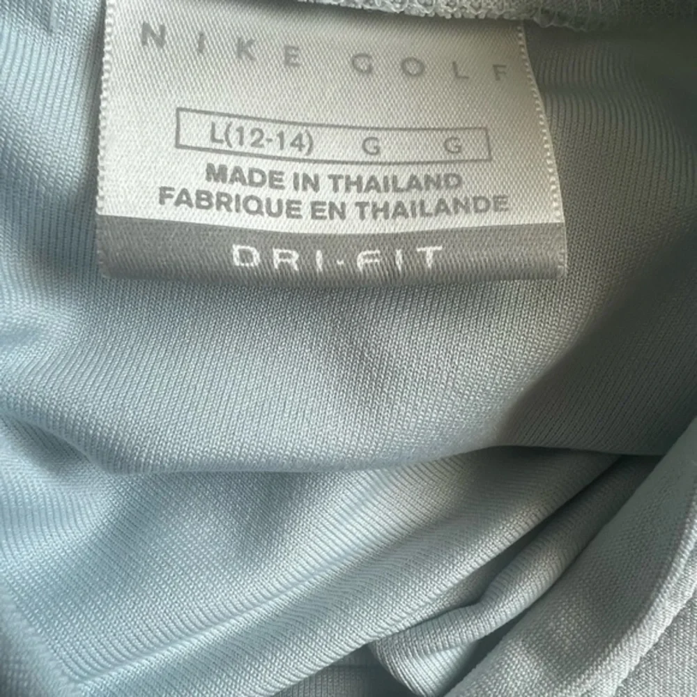 Nike Golf Pale Blue‎ Drifit Shirt L size 12-14